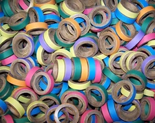 100 Thick Birdie Bagels Bird Toy Parts 1-3/4" Large Round Parrots Rabbits Chin's