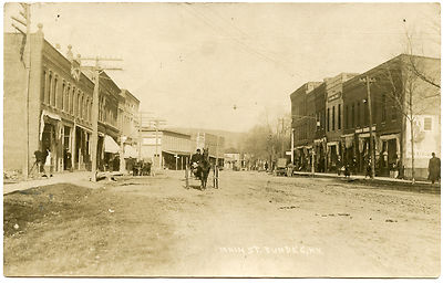 RPPC NY Dundee Main Street 1908 Yates County