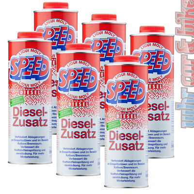 LiquiMoly Speed Diesel-Zusatz 6x 1L Kraftstoff Additiv 5160 Zusatz Motorpflege