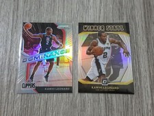 Kawhi Leonard Prizm Dominance Silver and Optic Winner Stays Holo