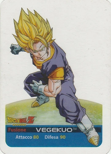 Lamincards Dragon Ball Z Edibas Serie Oro VEGEKUO N 49