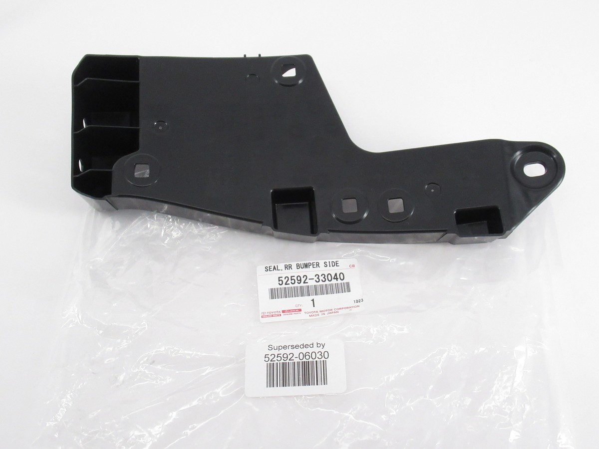 Genuine OEM Toyota 52592-06030 Driver Rear Bumper Side Seal 2018