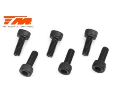 Team Magic Schrauben Zylinderkopf Hex Allen M4 x 10mm TM126410C 4Seth, B8ER, ...