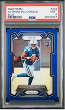2023 Prizm Blue Prizm Anthony Richardson RC Rookie #343 PSA 9 MINT