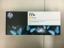 HP 771A Yellow 775ml Cartridge B6Y18A DESIGNJET Z6200 SEALED GENUINE 2026