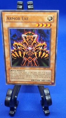 YUGIOH! Collector's  ARMOR EXE-FIRST ED RARE-MFC-075 CREASED.+BONUS 