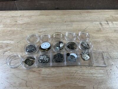 Vintage Estate Fresh Watchmakers Pocketwatch Movements/Parts