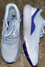 Under Armour UA GGS Surge 3 Blue/White Girl's Running Shoes - Size 7Y New No box