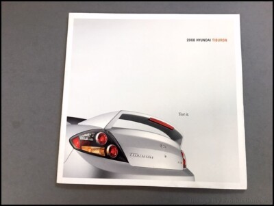 2008 Hyundai Tiburon 30-page Original Car Sales Brochure Catalog