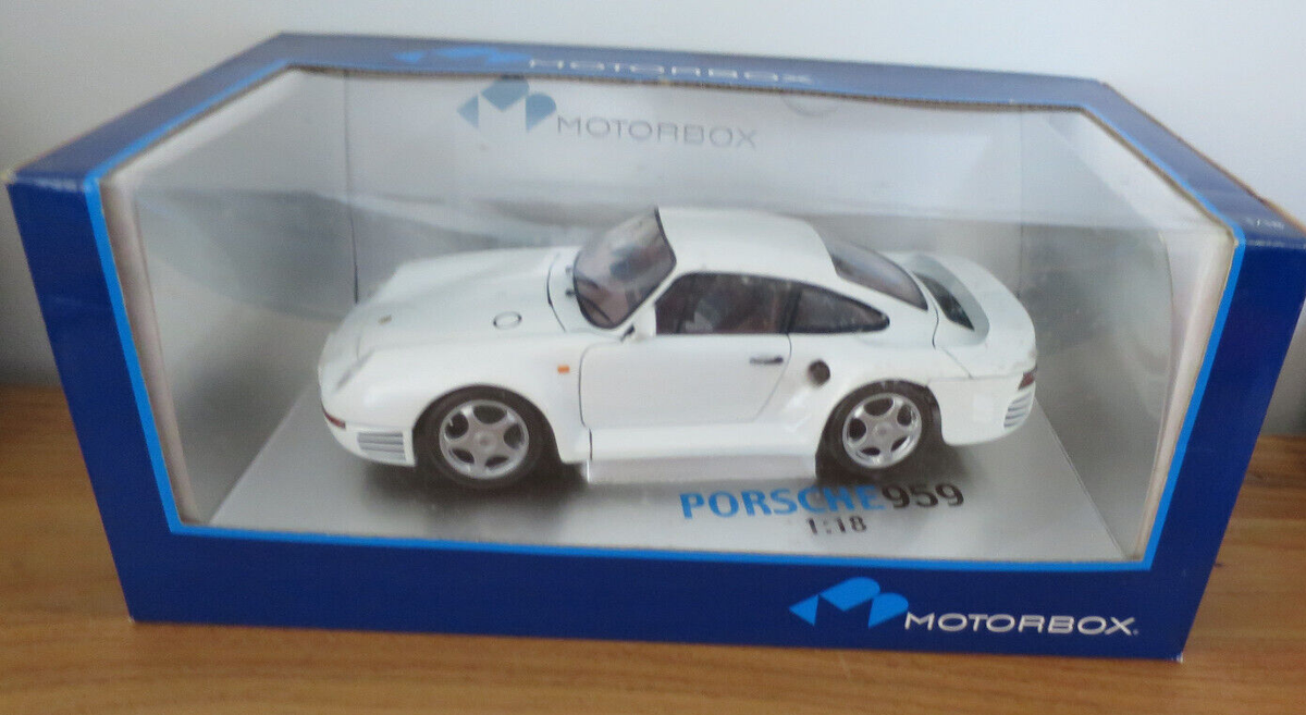 1/18 EXOTO MOTORBOX PORSCHE 959 WHITE AS NEW OLD STOCK | eBay UK