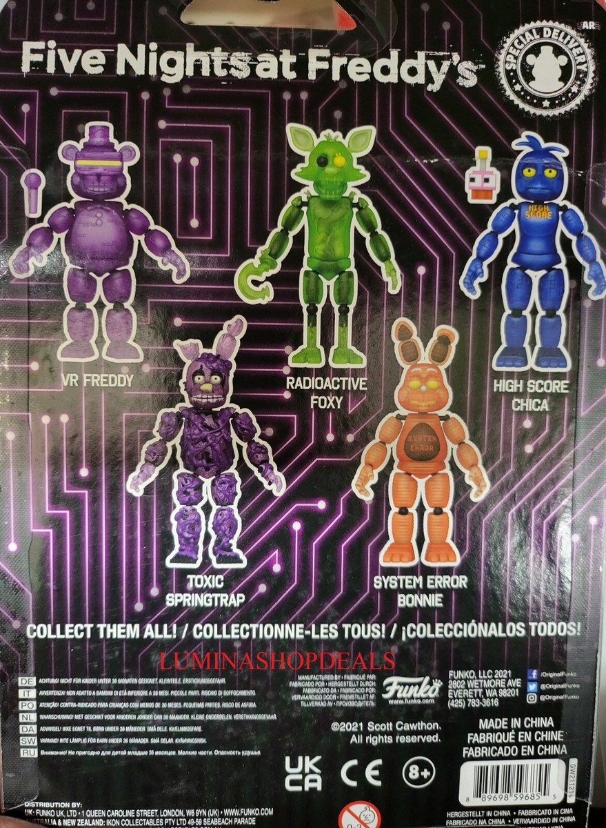 FUNKO POP　Five Nights at Freddy's　7体セット Funko Pop! Games: Five Nights at Freddy's Tie Dye Collectors
