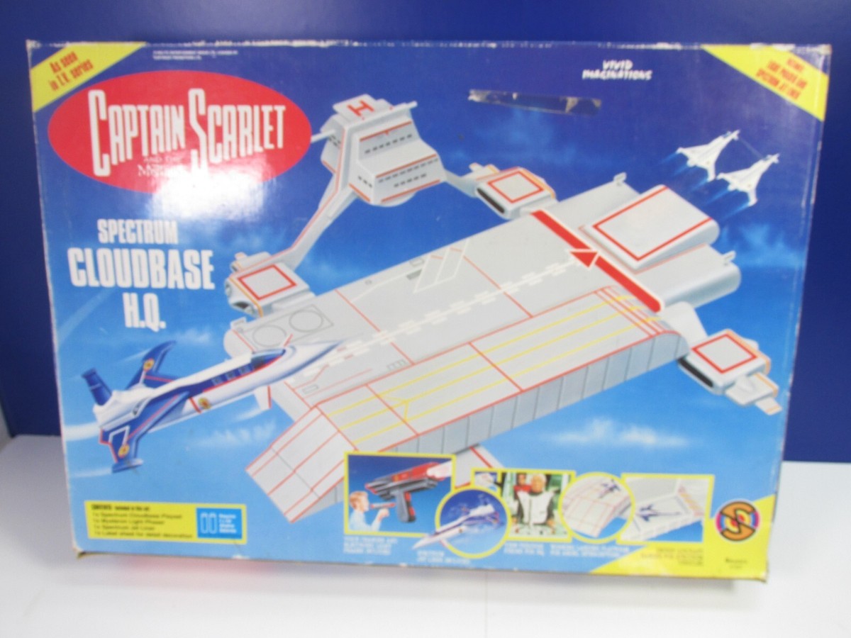 (未使用･未開封品)CAPTAIN SCARLETT complete VINTAGE CAPTAIN SCARLET SPECTRUM CLOUD BASE HQ vivid