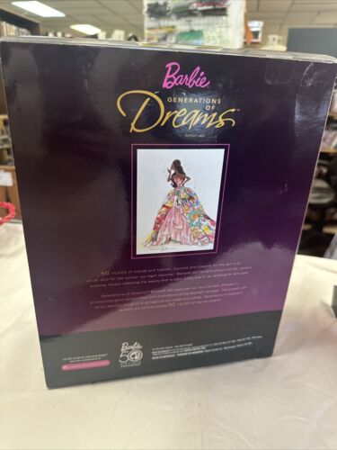1994 Mattel African American Barbie 50th Anniversary Generations of Dreams NEW - Picture 2 of 7