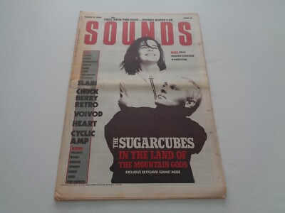 SOUNDS - MARCH 12th, 1988 - THE SUGARCUBES, VOIVOID, CYCLIC AMP, MICRODISNEY