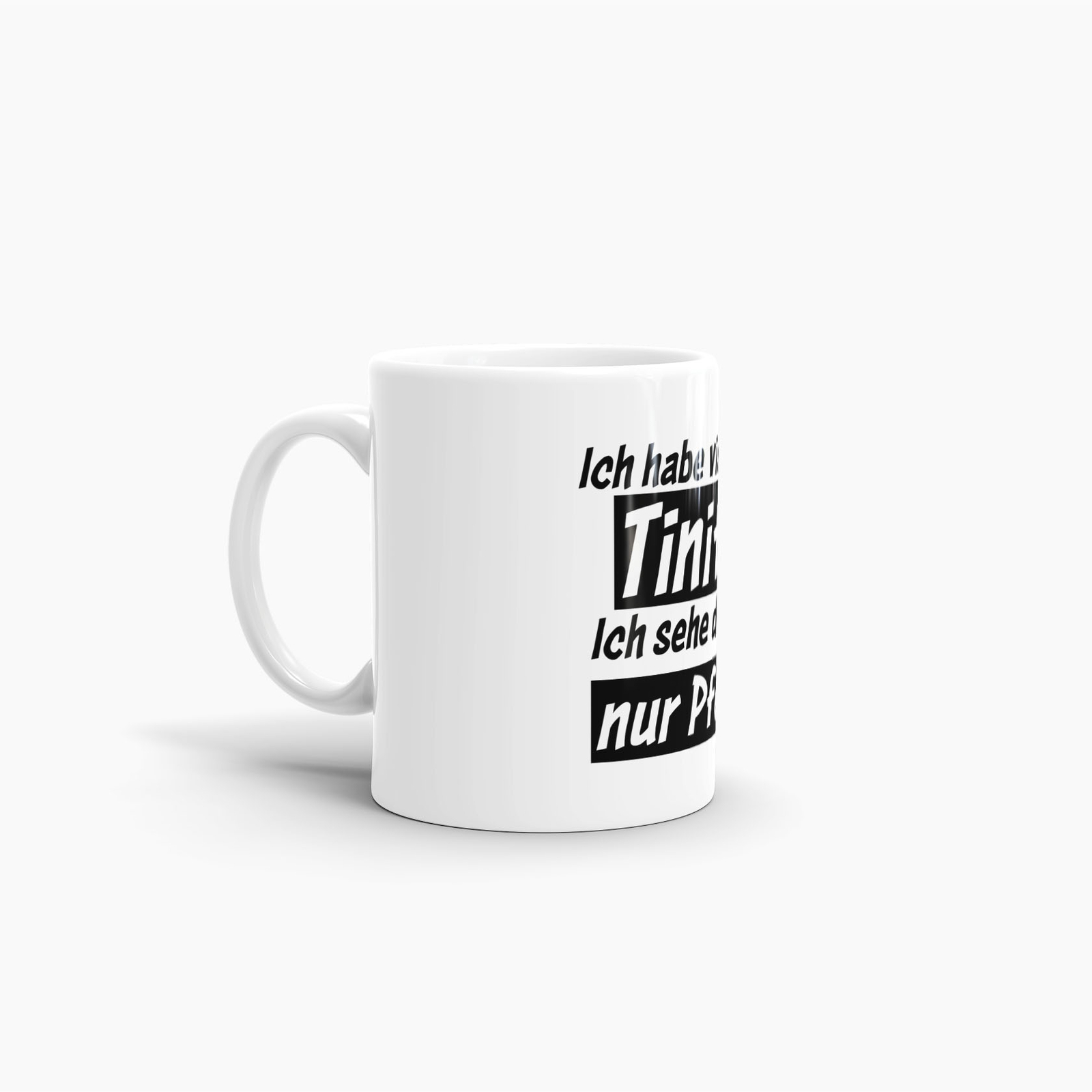 Tasse mit Spruch "Tinitus" Kaffeetasse Mug Cup Lustig Büro