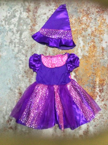 TU SAINSBURYS PURPLE WITCHES DRESS 