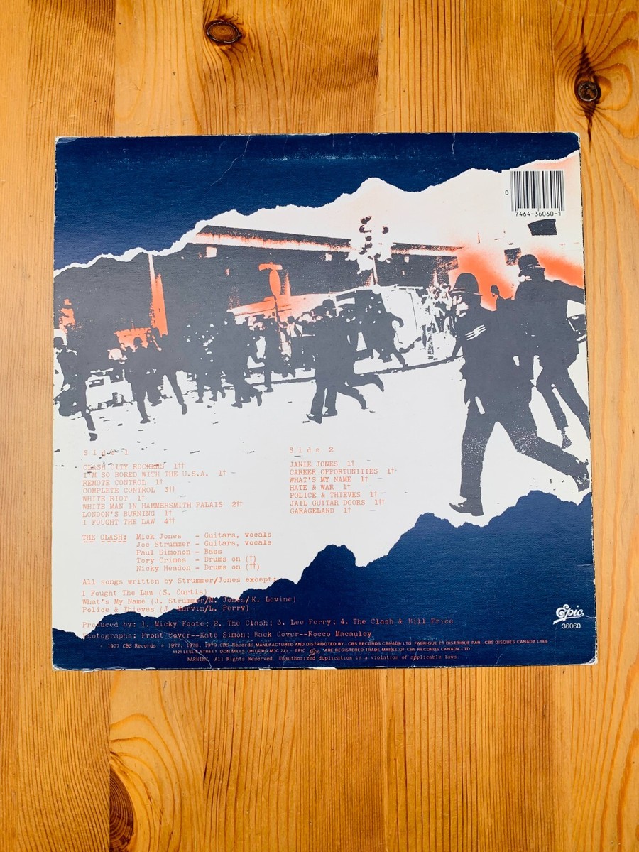 The Clash – The Clash (1977) Rare Blue Cover | eBay