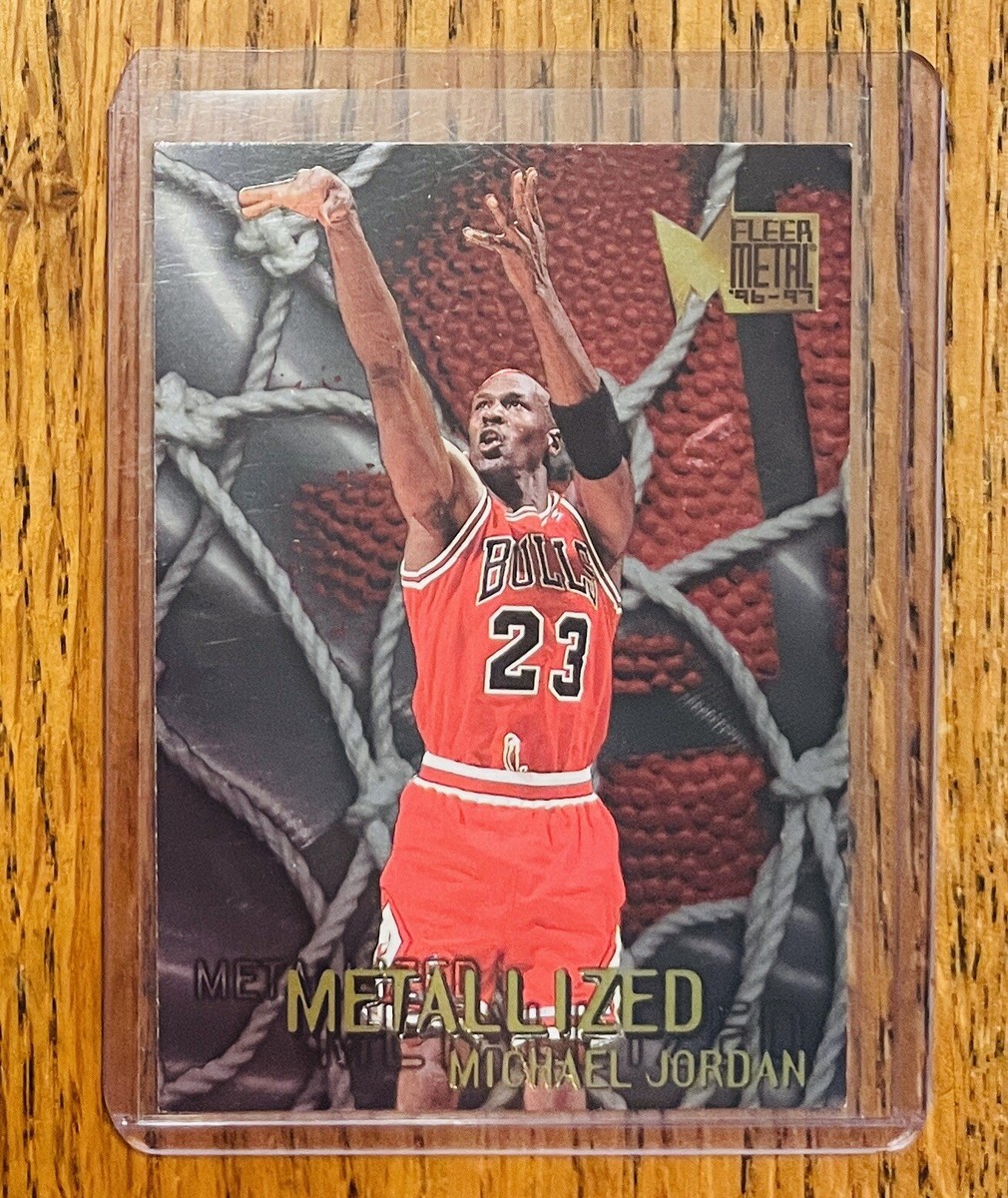 nbaカード マイケル・ジョーダン128 1996-97 Fleer Metal Michael Jordan #128 Metalized | eBay
