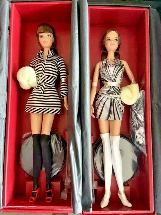 2 SET】Barbie Namie Amuro Vidal Sassoon Doll 60's Limited