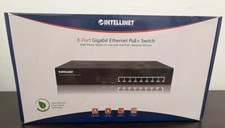 Intellinet 8-Port Gigabit Ethernet PoE+ Switc...