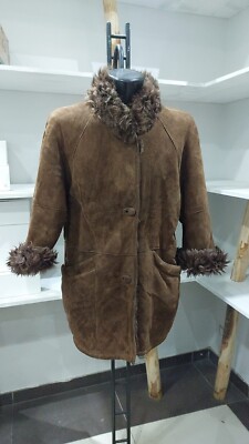 Used PRE-OWNED SHEARLING SHEEP CONBIPEL Women Woman Brown Size 42 MGC168LZ