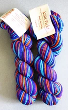 Knit Picks Sock Memories Merino Wool Yarn Carnival LOT of 2