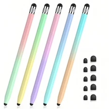 5PCS Stylus Pens for Touch Screens, Stylus Pen for iPhone/iPad/Tablet Android