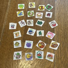 Lot of 25 Vintage 80's scratch and sniff stickers RARE