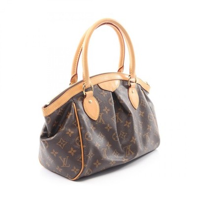 Louis Vuitton Tivoli Handbag Canvas Leather Monogram Brown