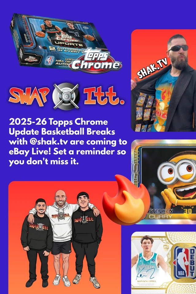 NEW 🔥 2026 Topps Chrome Update Basketball Breaks w/ SHAK TV 🏀