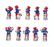 Série complète de 10 fèves La vache qui rit foot 2020