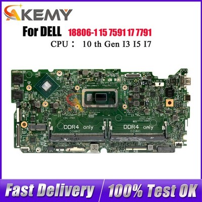 For Dell Inspiron 15 7591 17 7791 Notebook Mainboard 18806-1 i5 i7 0850TM 0D0JY6