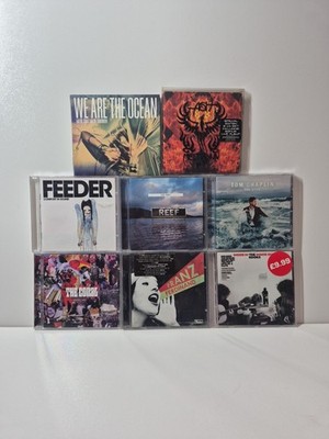 Indie Rock Alternative CD 8 x Bundle Please See Photos For Titles, Ash, Reef