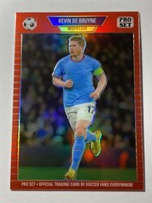 KEVIN DE BRUYNE 2024 Leaf Pro Set Metal Limited Edition #PSG106 Red 9/89 (F4)
