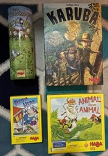 HABA Family Game Lot - Go Cuckoo! Karuba, Ani...