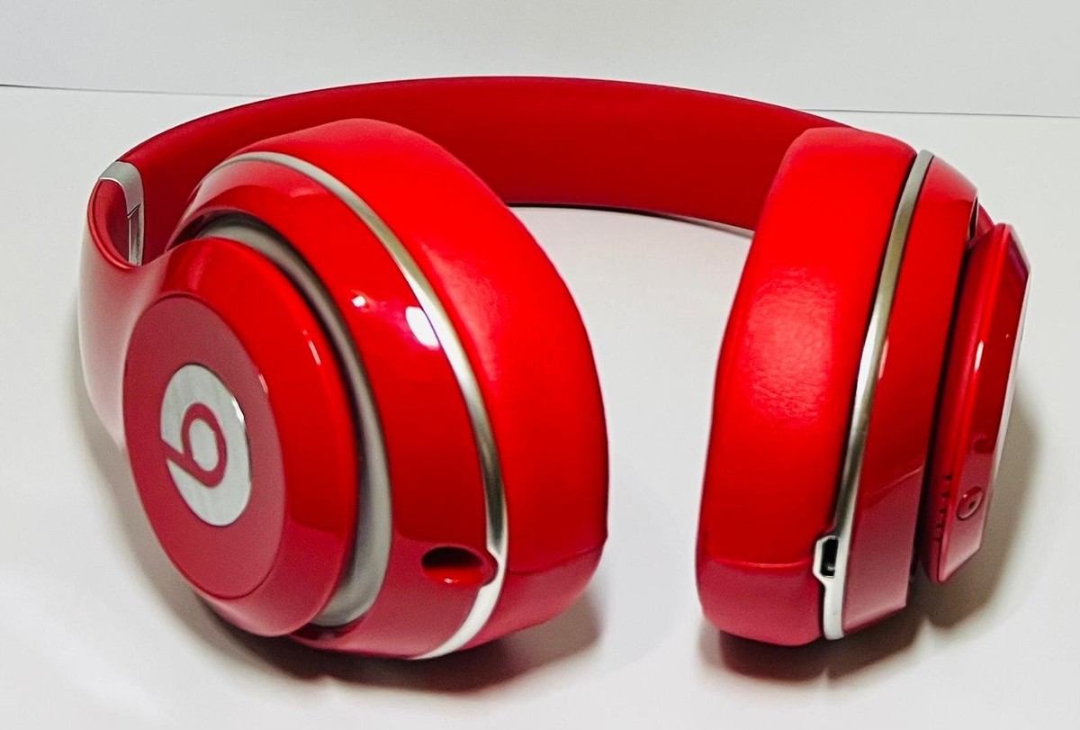 Beats Studio 2 WIRED Over Ear Headphones Noise Cancelling RED W