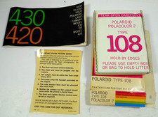 vintage Polaroid Type 108 Polacolor Land Camera Film unopened 8 prints exp. 1979