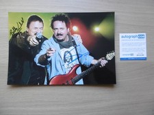 Toto "Bobby Kimball & Steve Lukather" signed 8x12 inch photo autographs ACOA