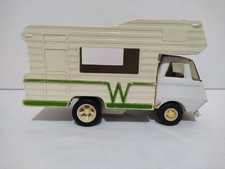 Vintage Tonka MINI WINNEBAGO Camper 6" Plastic Metal Toy RV Camper Truck