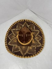 Vintage Authentic Pigalle XXXXX Black Gold Mexican Sombrero Mariachi Hat