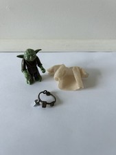 STAR WARS YODA DARK GREEN PAC MAN LOOSE FIGURE KENNER VINTAGE 1980 JEDI ESB C9