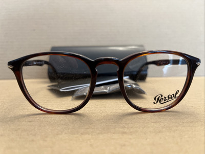 Persol 3143-V 24 Tortoise Havana Eyeglasses 49-21 145  Frames - NEW w/ CASE