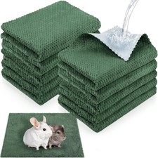 10 Pcs Guinea Pig Cage Liners Washable Rat Bedding for Guinea Pigs Controllin...