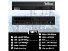ThinkCentre M75q Tiny Desktop AMD Ryzen 5 PRO 5650GE 16GB RAM 256GB NVMe Lenovo