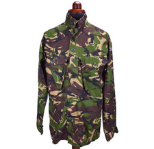 British Army Camo Military Woodland DPM Shirt 190/96 Medium Long Zip