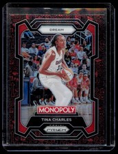 2024 Panini Prizm Monopoly WNBA Tina Charles 71 Millionaire Club Atlanta Dream