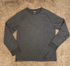 2€95 sur T-shirt thermique à manches longues - Homme (L) (Denim