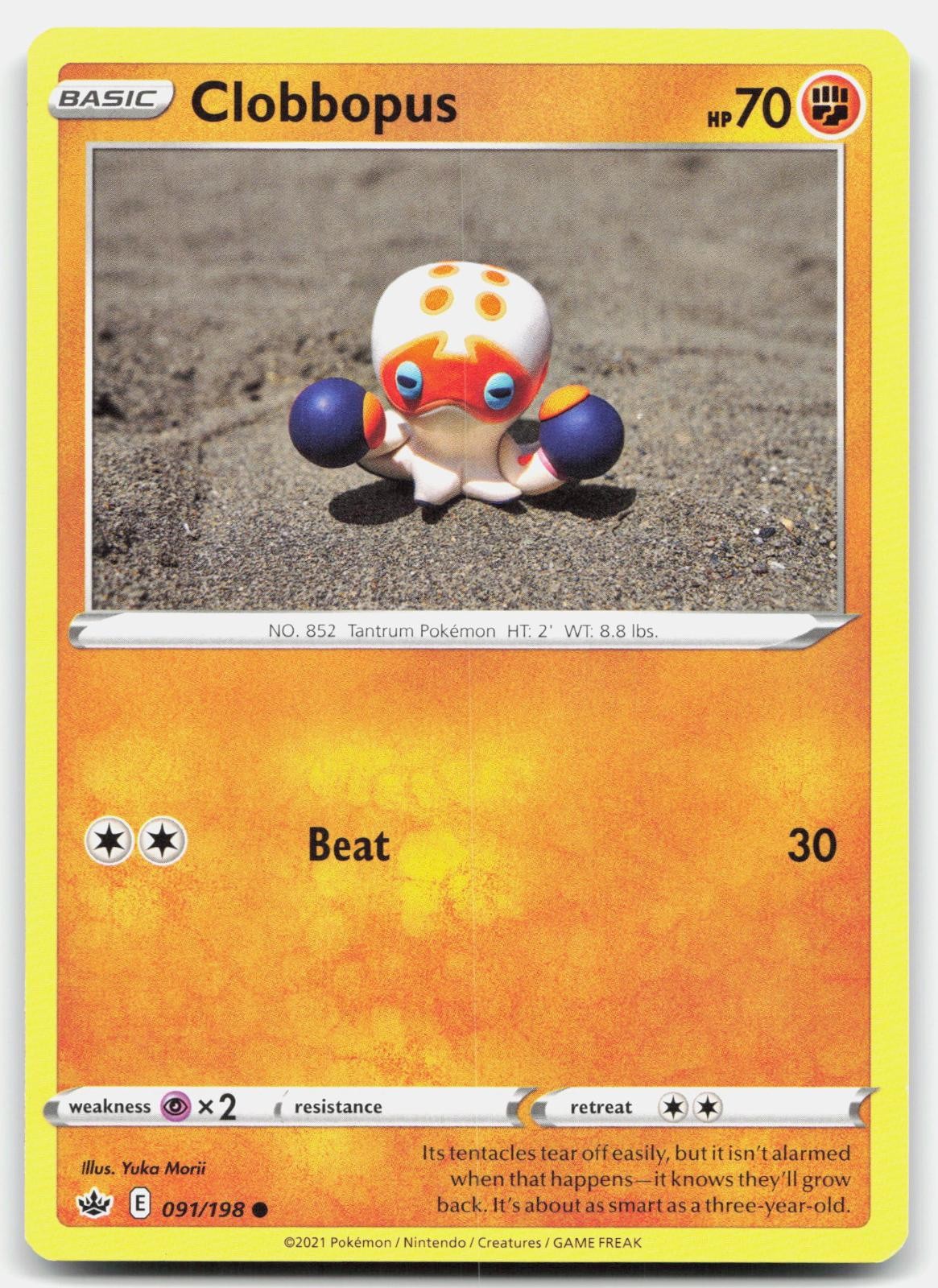 CLOBBOPUS 091/198 Common Chilling Reign Pokemon Near Mint