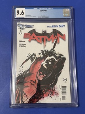Batman #3 CGC 9.6 1st Print Talon Court of Owls Appearance New 52 DC Comic 2012