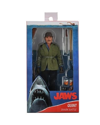 Neca 8 Inch Quint Action Figure From Jaws With Accessories And